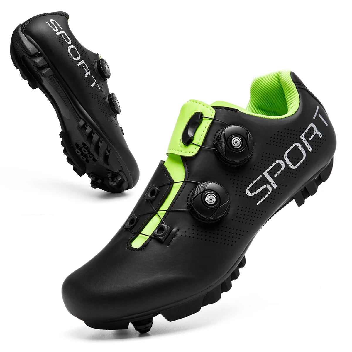 Cycling Sneakers Breathable MTB Shoes Men Women Trail Mountain Bicycle Riding Shoes Sport Road Bike Shoes Spd Pedal Cycle Shoes